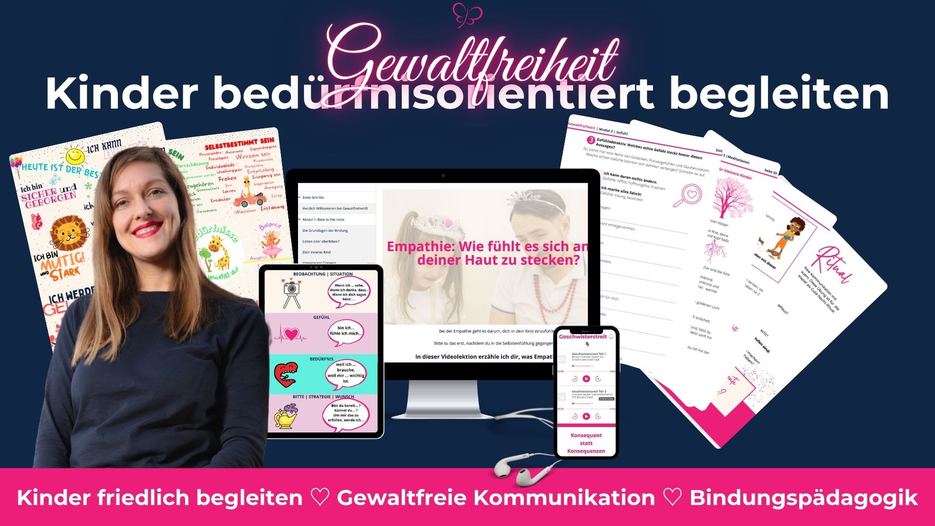 Gewaltfreie Kommunikation und Bindungspädagogik für Eltern und pädagogische Fachkräfte Yvonne George Gewaltfreie Kommunikation und Bindungspädagogik Yvonne George